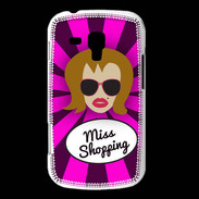 Coque Samsung Galaxy Trend Miss Shopping Rousse