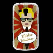 Coque Samsung Galaxy Trend Mister Business Blond