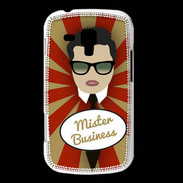 Coque Samsung Galaxy Trend Mister Business Brun