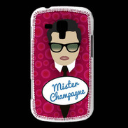 Coque Samsung Galaxy Trend Mister Champagne Brun