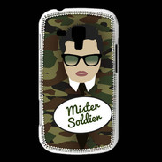 Coque Samsung Galaxy Trend Mister Soldier Brun