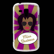 Coque Samsung Galaxy Trend Miss business Black