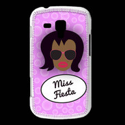 Coque Samsung Galaxy Trend Miss Fiesta Black