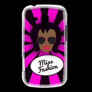 Coque Samsung Galaxy Trend Miss Fashion Black