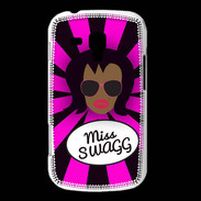 Coque Samsung Galaxy Trend Miss Swag Black