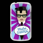 Coque Samsung Galaxy Trend Mister Swag Brun