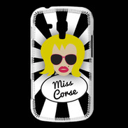 Coque Samsung Galaxy Trend Miss Corse Blonde