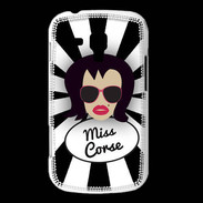 Coque Samsung Galaxy Trend Miss Corse Brune