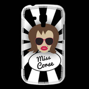 Coque Samsung Galaxy Trend Miss Corse Chatain