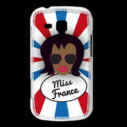 Coque Samsung Galaxy Trend Miss France Black