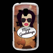 Coque Samsung Galaxy Trend Miss Guadeloupe Brune