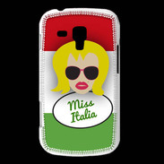 Coque Samsung Galaxy Trend Miss Italie Blonde