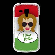 Coque Samsung Galaxy Trend Miss Italie Rousse