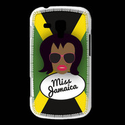 Coque Samsung Galaxy Trend Miss Jamaica Black