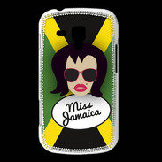 Coque Samsung Galaxy Trend Miss Jamaica Brune