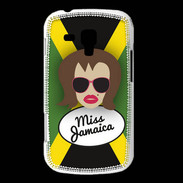 Coque Samsung Galaxy Trend Miss Jamaica Chatain