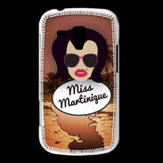 Coque Samsung Galaxy Trend Miss Martinique Brune