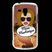 Coque Samsung Galaxy Trend Miss Martinique Rousse