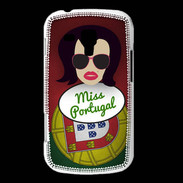 Coque Samsung Galaxy Trend Miss Portugal Brune