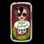 Coque Samsung Galaxy Trend Miss Portugal Chatain