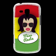 Coque Samsung Galaxy Trend Miss Rasta Brune