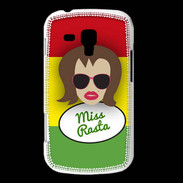 Coque Samsung Galaxy Trend Miss Rasta Chatain