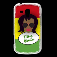 Coque Samsung Galaxy Trend Miss Rasta Black