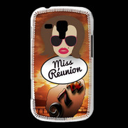 Coque Samsung Galaxy Trend Miss Réunion Chatain