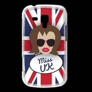 Coque Samsung Galaxy Trend Miss UK Chatain