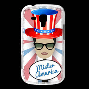 Coque Samsung Galaxy Trend Mister América Brun