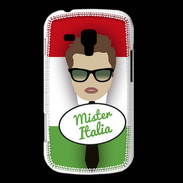 Coque Samsung Galaxy Trend Mister Italie Chatain