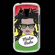 Coque Samsung Galaxy Trend Mister Rasta Blanc