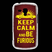 Coque Samsung Galaxy Trend Keep Calm and Be Furious Rouge