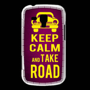 Coque Samsung Galaxy Trend Keep Calm and Take o road 2 Rose
