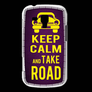 Coque Samsung Galaxy Trend Keep Calm and Take o road 2 Violet
