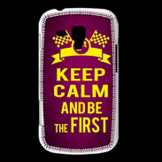 Coque Samsung Galaxy Trend Keep Calm and Be the First Rose