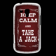 Coque Samsung Galaxy Trend Keep Calm and Take Jack Rouge