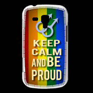 Coque Samsung Galaxy Trend Keep Calm and Be Proud mens Gay