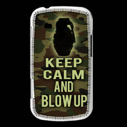 Coque Samsung Galaxy Trend Keep Calm and Grenade Camouflage