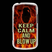 Coque Samsung Galaxy Trend Keep Calm and Grenade Feu