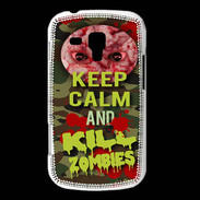 Coque Samsung Galaxy Trend Keep Calm and Kill Zombies camouflage
