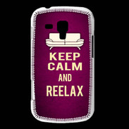 Coque Samsung Galaxy Trend Keep Calm and Reelax Rose