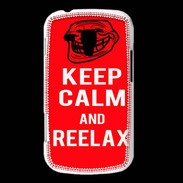 Coque Samsung Galaxy Trend Keep Calm and Reelax Rouge
