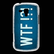 Coque Samsung Galaxy Trend WTF bleu ZG