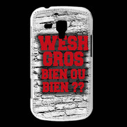 Coque Samsung Galaxy Trend Wesh Gros Rouge