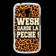 Coque Samsung Galaxy Trend Wesh garde la pèche Léopard