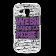 Coque Samsung Galaxy Trend Wesh garde la pèche Violet