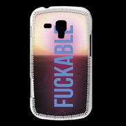 Coque Samsung Galaxy Trend Fuckable bleu ZG