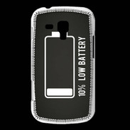 Coque Samsung Galaxy Trend Low Battery noir ZG