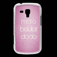 Coque Samsung Galaxy Trend Moto Boulot Dodo rose ZG